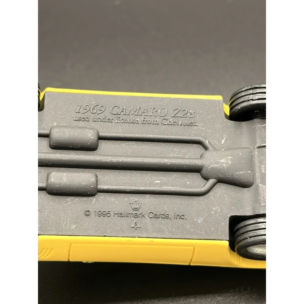 Hallmark Keepsake Ornament Christmas1995 Yellow 1969 Chevy Camaro Z28